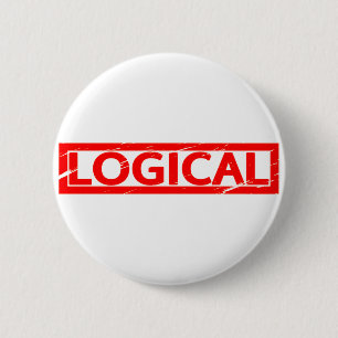 Badge Rond 5 Cm Timbre logique