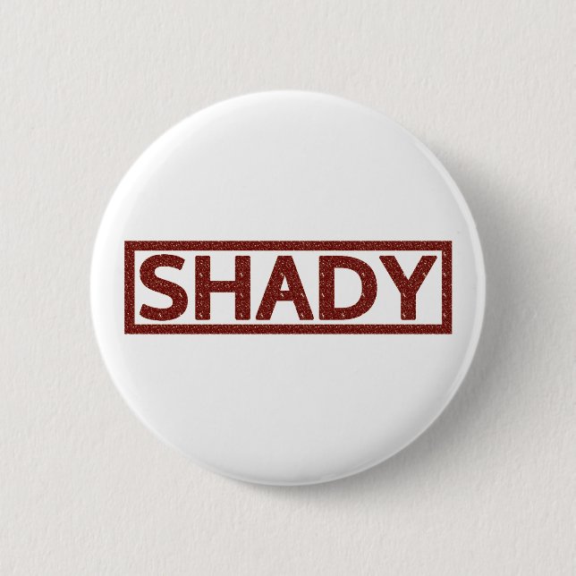 Badge Rond 5 Cm Timbre louche (Devant)
