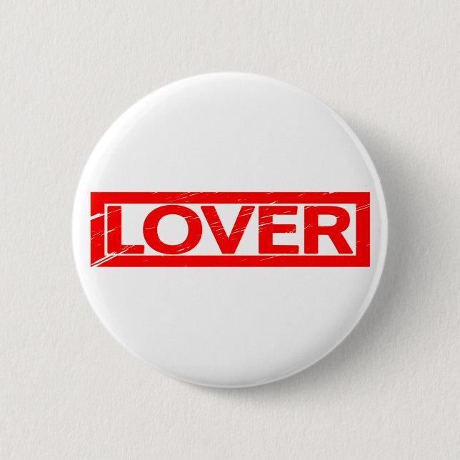 Badge Rond 5 Cm Timbre Lover (Devant)