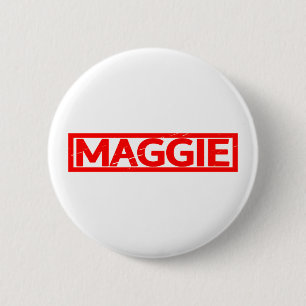 Badge Rond 5 Cm Timbre Maggie