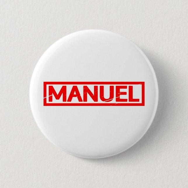 Badge Rond 5 Cm Timbre Manuel (Devant)