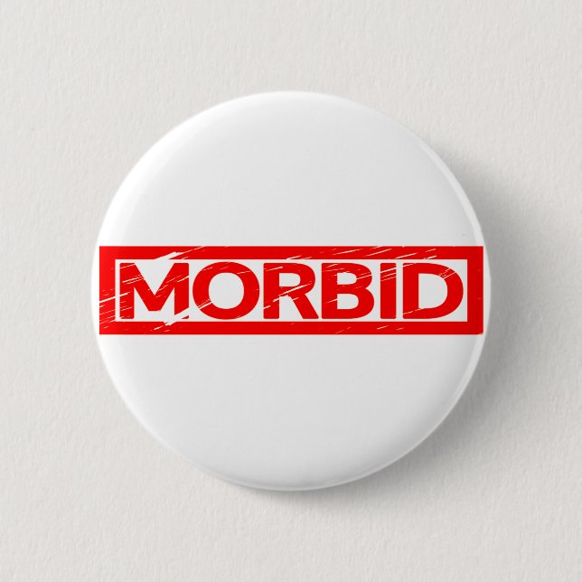 Badge Rond 5 Cm Timbre morbide (Devant)