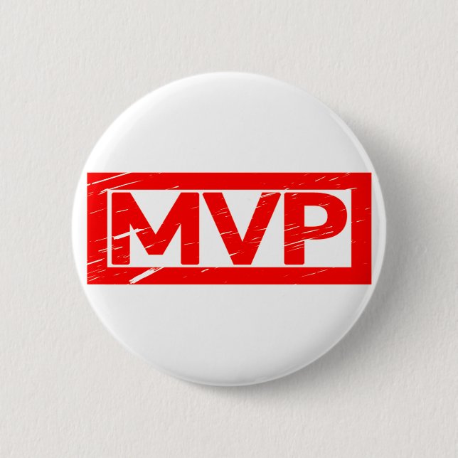 Badge Rond 5 Cm Timbre MVP (Devant)