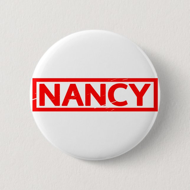 Badge Rond 5 Cm Timbre Nancy (Devant)