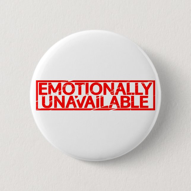 Badge Rond 5 Cm Timbre non disponible (Devant)