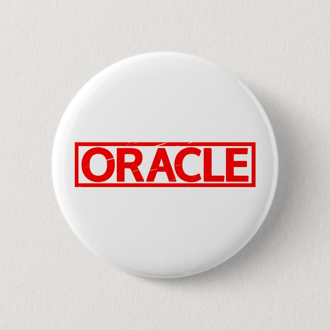 Badge Rond 5 Cm Timbre Oracle (Devant)