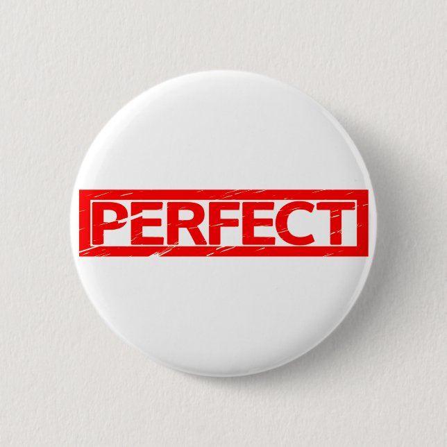 Badge Rond 5 Cm Timbre parfait (Devant)