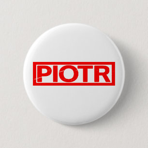 Badge Rond 5 Cm Timbre Piotr
