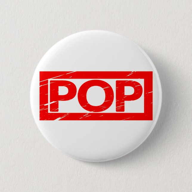 Badge Rond 5 Cm Timbre Pop (Devant)