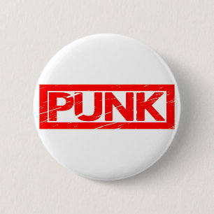Badge Rond 5 Cm Timbre Punk