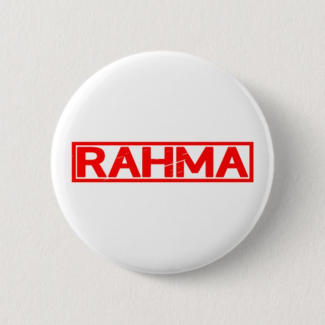 Badge Rond 5 Cm Timbre Rahma (Devant)