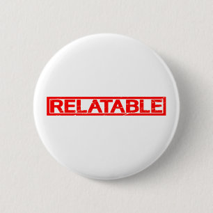 Badge Rond 5 Cm Timbre relatif