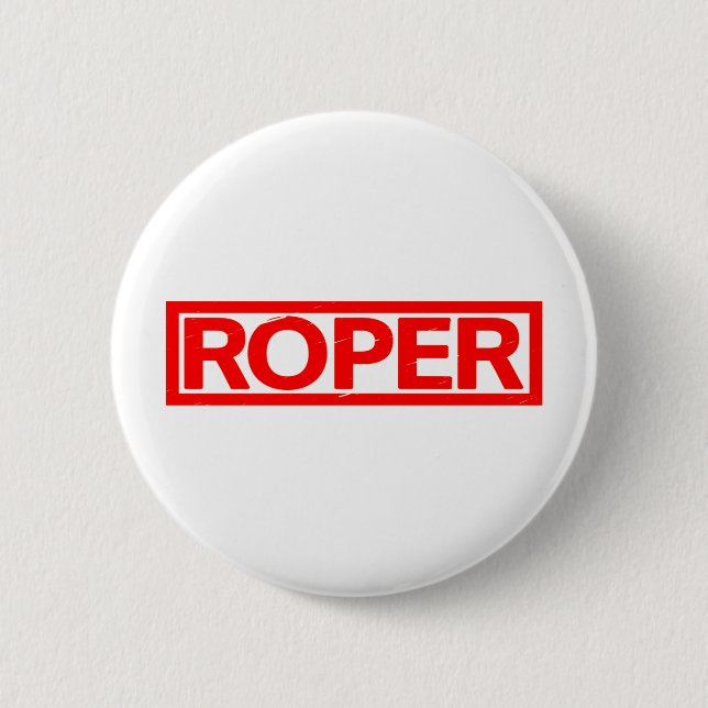 Badge Rond 5 Cm Timbre Roper (Devant)