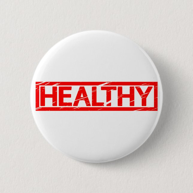 Badge Rond 5 Cm Timbre sain (Devant)