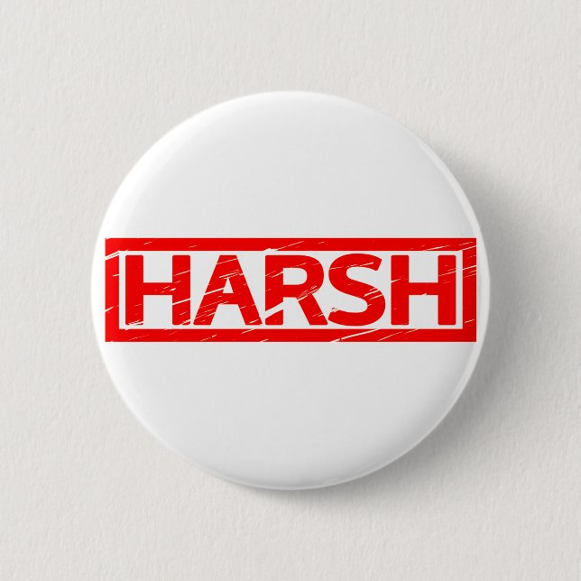 Badge Rond 5 Cm Timbre sévère (Devant)