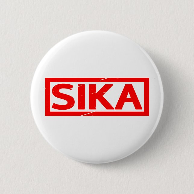 Badge Rond 5 Cm Timbre Sika (Devant)