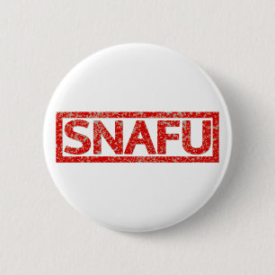 Badge Rond 5 Cm Timbre Snafu