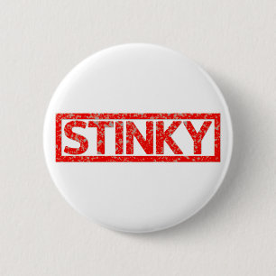 Badge Rond 5 Cm Timbre Stinky