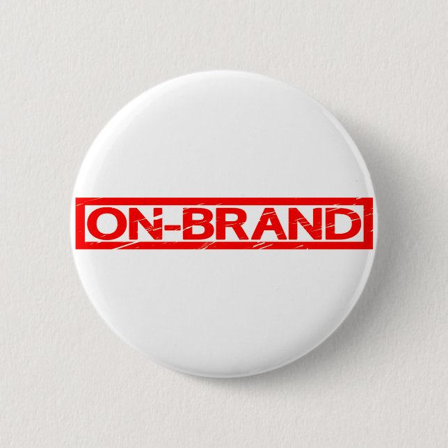 Badge Rond 5 Cm Timbre sur la marque (Devant)