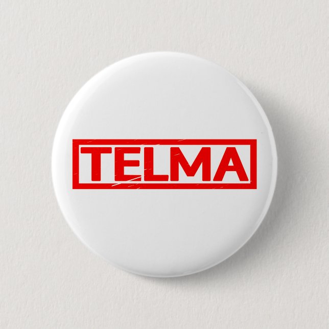 Badge Rond 5 Cm Timbre Telma (Devant)