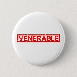 Badge Rond 5 Cm Timbre vénérable