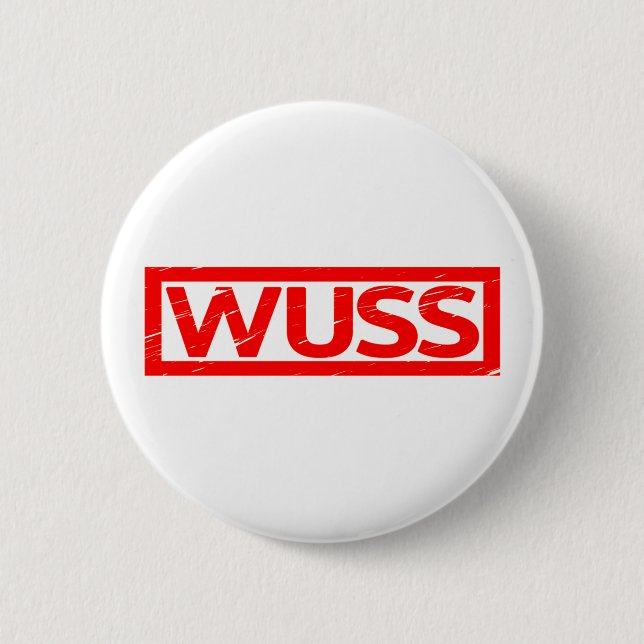 Badge Rond 5 Cm Timbre Wuss (Devant)