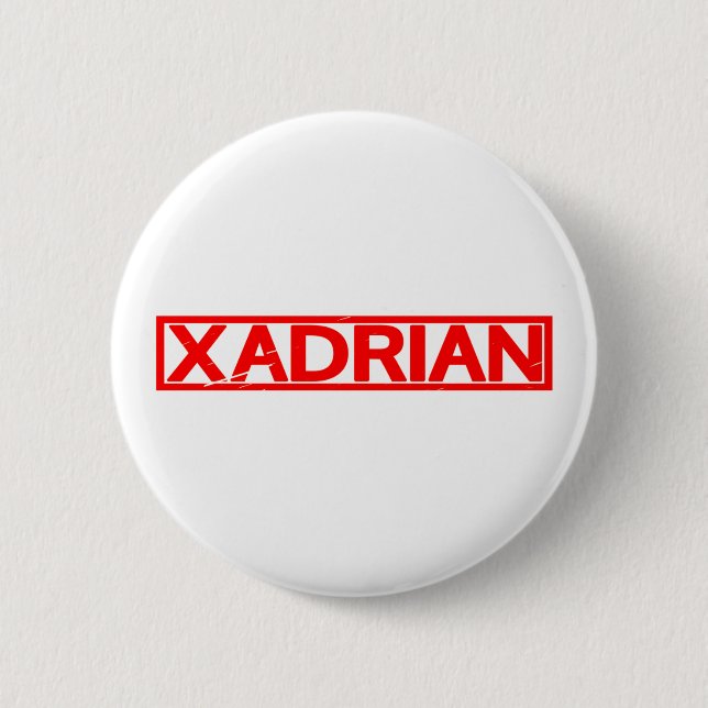 Badge Rond 5 Cm Timbre Xadrian (Devant)