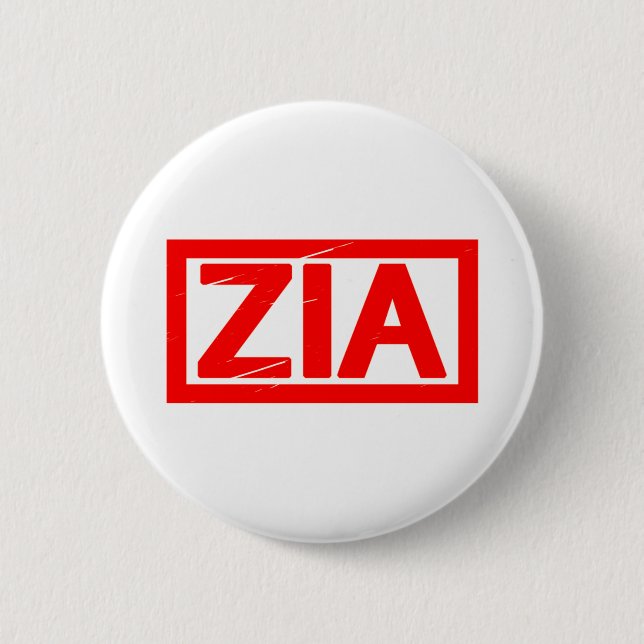 Badge Rond 5 Cm Timbre Zia (Devant)