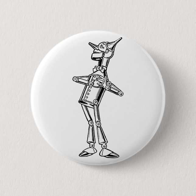 Badge Rond 5 Cm Tinman dans l'amour (Devant)