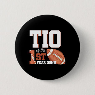 Badge Rond 5 Cm Tio de l'anniversaire de 1 an Football 1ère année 