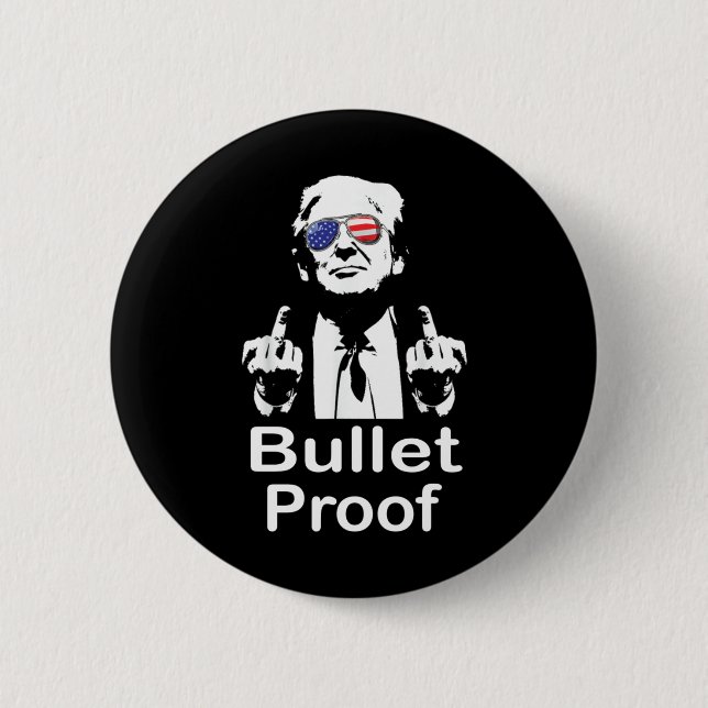 Badge Rond 5 Cm Tir à la manifestation (Devant)
