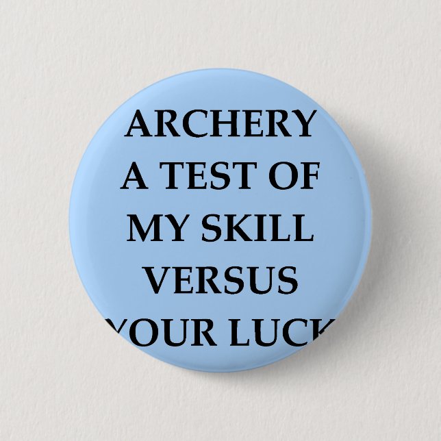Badge Rond 5 Cm tir à l'arc (Devant)