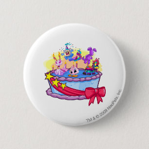 Badge Rond 5 Cm Tir de groupe de gâteau d'anniversaire