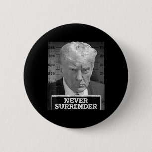 Badge Rond 5 Cm Tir de Mug - Tir de Mug de Donald Trump - Ne jamai