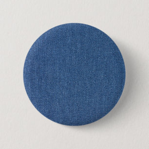 Badge Rond 5 Cm Tissu d'origine bleu mode jean denim