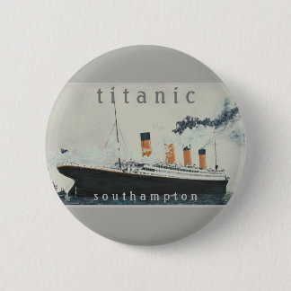 Badge Rond 5 Cm TITANIC Party Vintage White Star Line