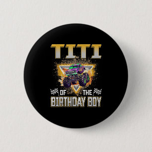 Badge Rond 5 Cm Titi du camion monstre d'anniversaire garçon Fa