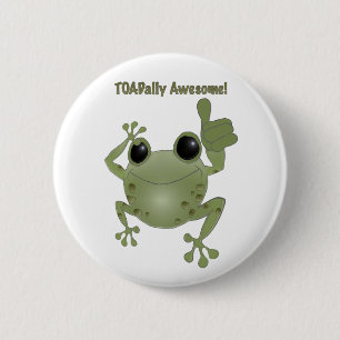 Badge Rond 5 Cm Toadally impressionnant !