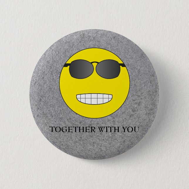 Badge Rond 5 Cm Together (Devant)