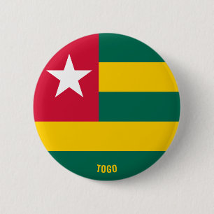 Badge Rond 5 Cm Togo Drapeau mignon Patriotique