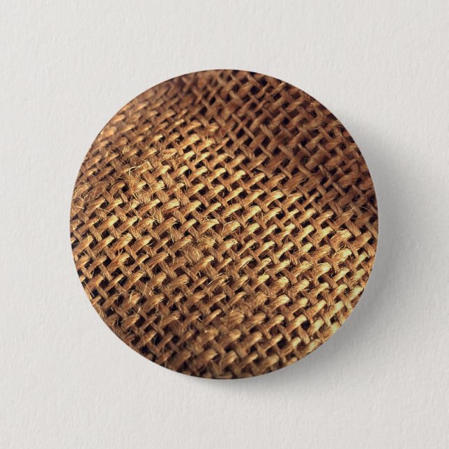Badge Rond 5 Cm Toile de jute (Devant)