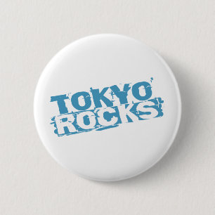 Badge Rond 5 Cm Tokyo bascule le bouton