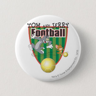 Badge Rond 5 Cm Tom and Jerry Soccer (Football) 6