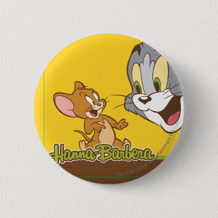 Badge Rond 5 Cm Tom et Jerry