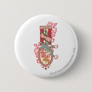 Badge Rond 5 Cm Tom et Jerry 1ère place 1