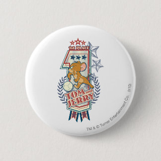 Badge Rond 5 Cm Tom et Jerry 1re Place 2