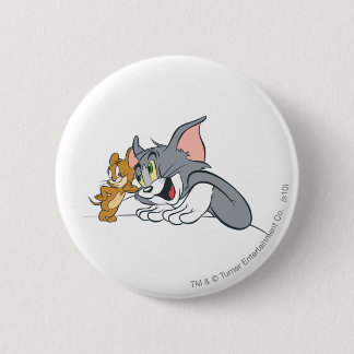 Badge Rond 5 Cm Tom et Jerry Best Buds