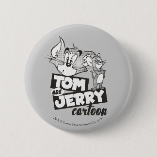 Badge Rond 5 Cm Tom Et Jerry | Carton Tom Et Jerry