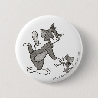Badge Rond 5 Cm Tom Et Jerry Manipulent