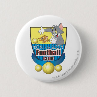 Badge Rond 5 Cm Tom et Jerry Soccer (Football) 5